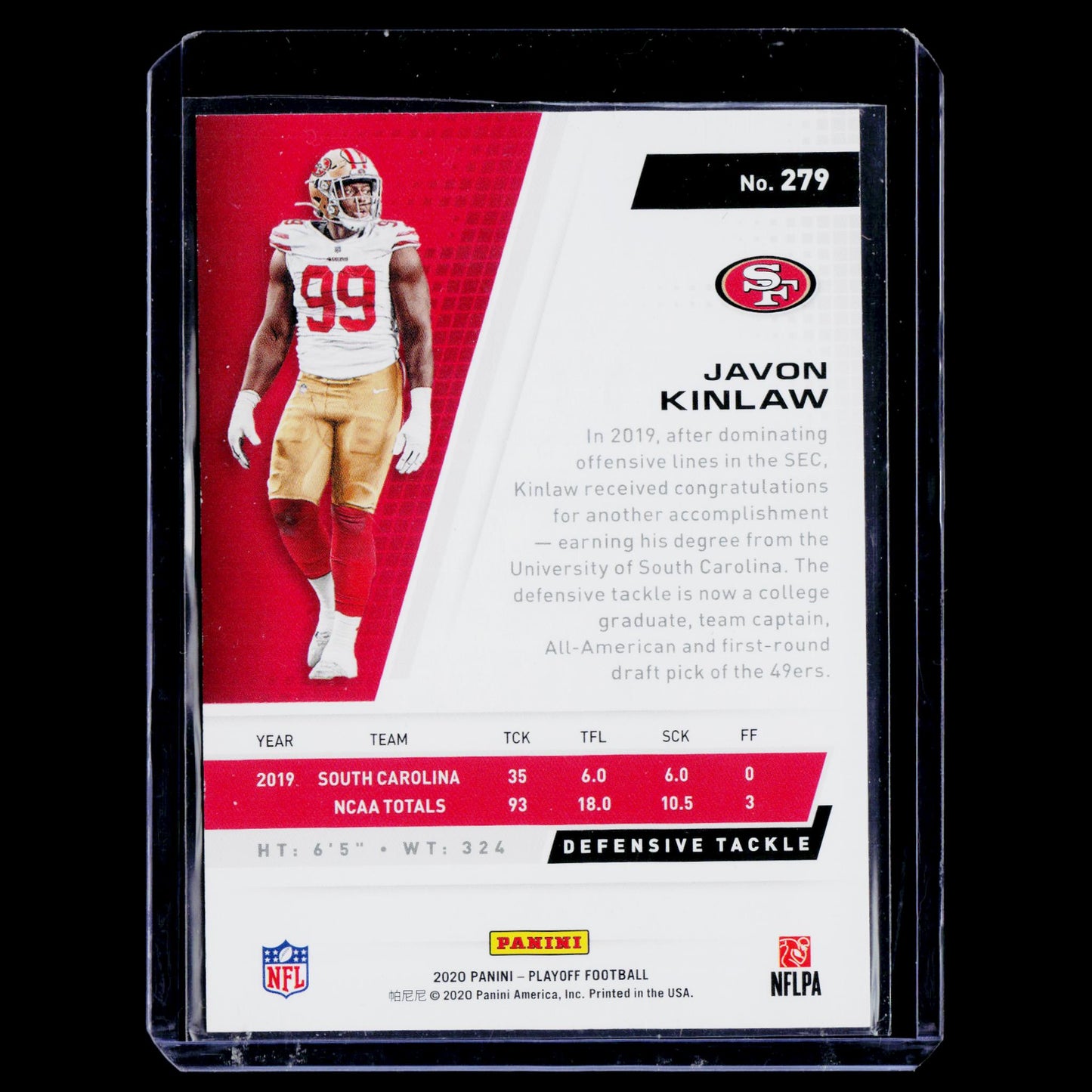 Javon Kinlaw - Rookie /99 - Playoff 2020