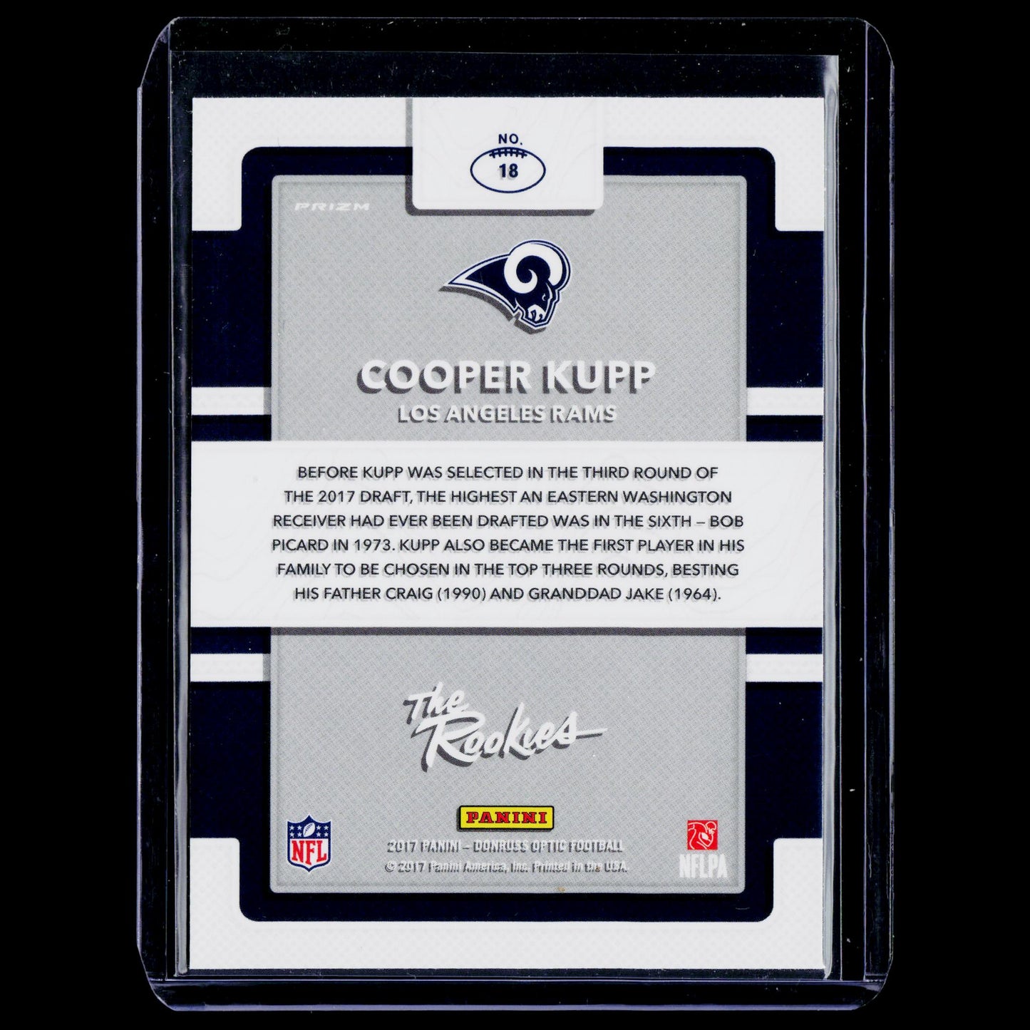 Cooper Kupp - The Rookies Silver - Donruss Optic 2017