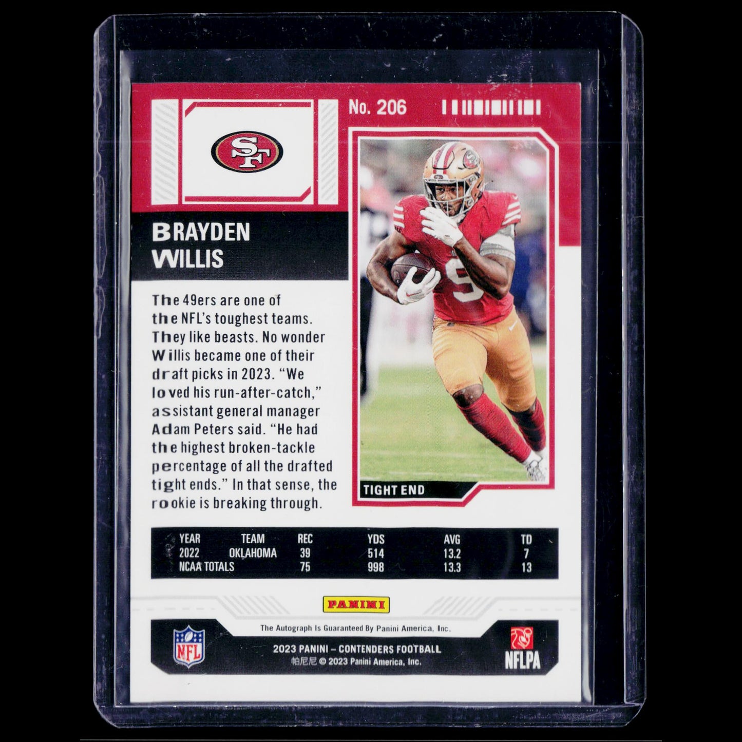 Brayden Willis - Rookie Autograf - Contenders 2023