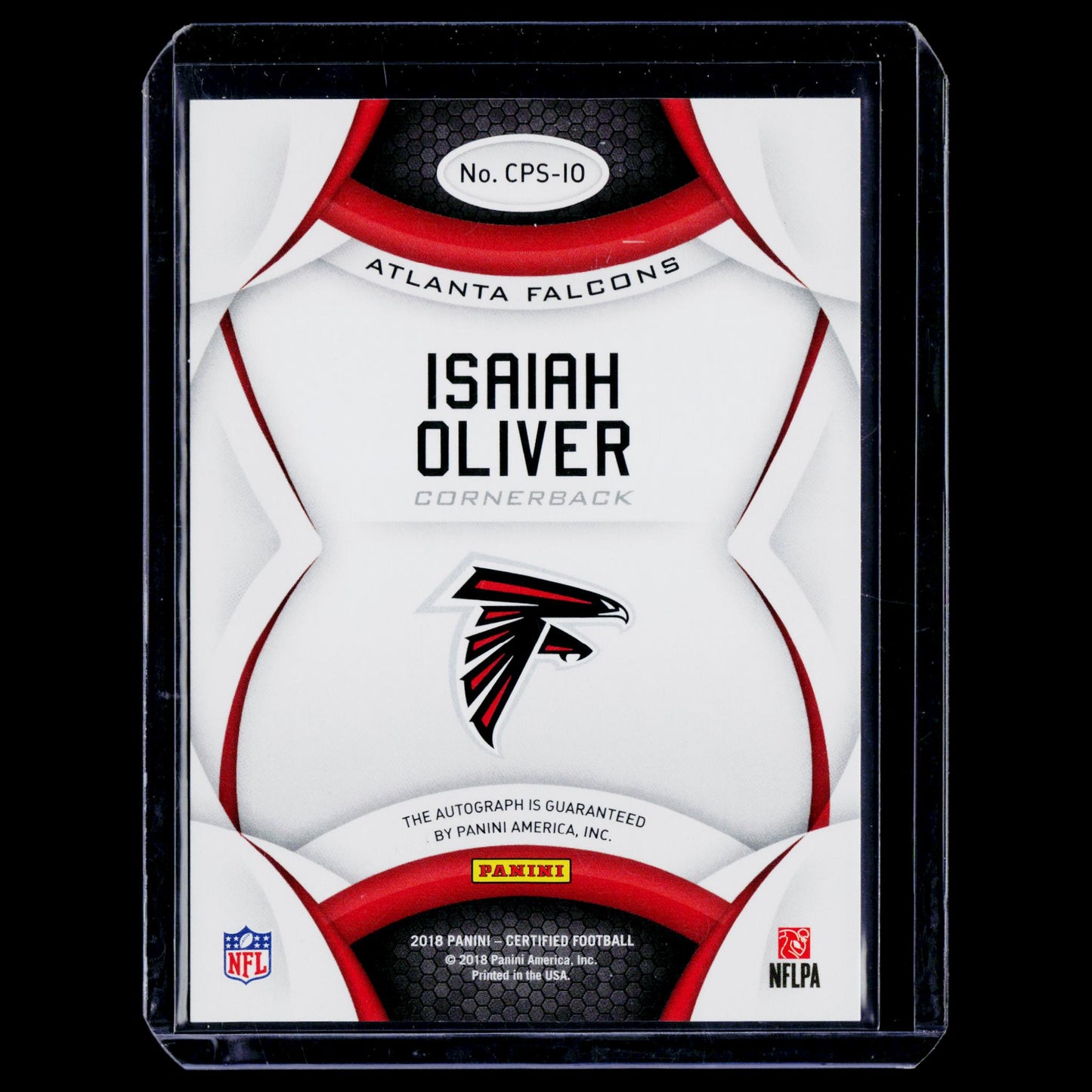 Isaiah Oliver - Certified Potential Autograf - Certified 2018