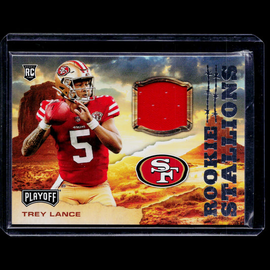 Trey Lance - Rookie Stallions Patch - Playoff 2021